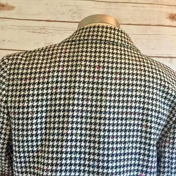 CASABLANCA Women Fully Lined Front Open Multi-Colored Blazer Jacket Size 6 - Picture 3 of 12